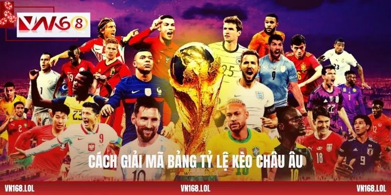 Cách giải mã bảng tỷ lệ kèo châu Âu